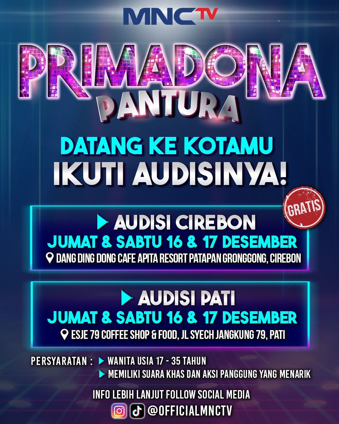 Inul Daratista, Iis Dahlia dan Bintang Dangdut  Lainnya Siap Mencari Primadona Pantura di MNCTV